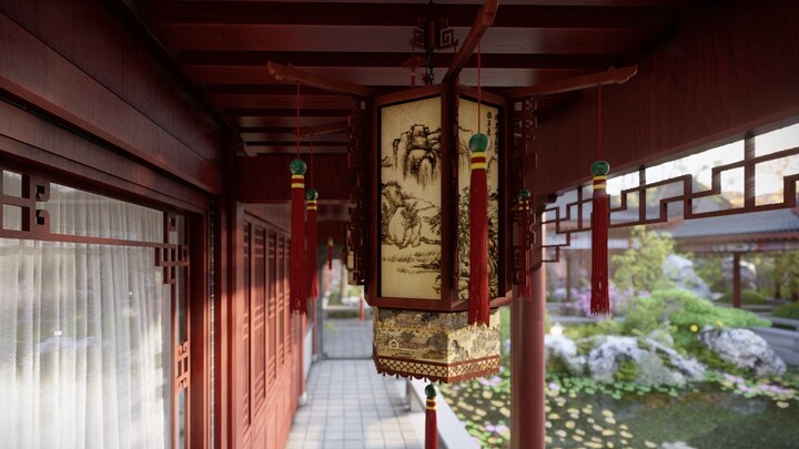 LUMION 10 แอนิเมชั่นอาคารโบราณ Xuying