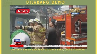 Dua Rusun Kebakar