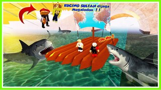 CARI KUCING SULTAN DIJAGA HIU MEGALODON DI PULAU ANKER!!! ROBLOX MIKOCIL