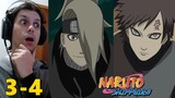 GAARA vs DEIDARA | Naruto Shippuden | REACT | Episódios 3 e 4 (Dublado PT-BR)