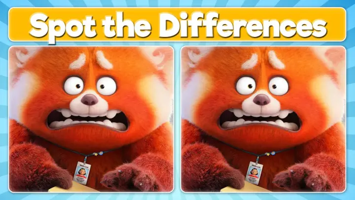 Turning Red Spot the Differences | Disney's Turning Red Picture Puzzles