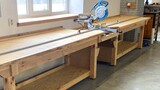 [การทำเครื่องมือ] ทำโต๊ะตัดเอียงขนาดใหญ่สำหรับห้องงานไม้ โดยคุณเวเรศจักร์