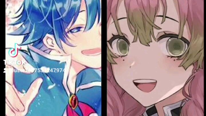 อิรุมะ×อัสคุง  มิตสึริ×ชิโนบุ😜