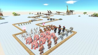 Infernals Saving Primates in Deadly Maze - Animal Revolt Battle Simulator