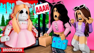 A MENINA se MUDOU para UM APARTAMENTO ASSOMBRADO | Historinhas Brookhaven Roblox | Bibi e Lud