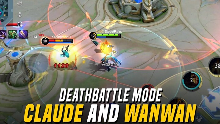 Duo Marksman!! Claude "Mecha Dragon" & Wanwan | DeathBattle Mode Mobile Legends: Bang Bang