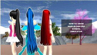 HOW TO GROW HAIR VERY LONG IN SAKURA SCHOOL SIMULATOR