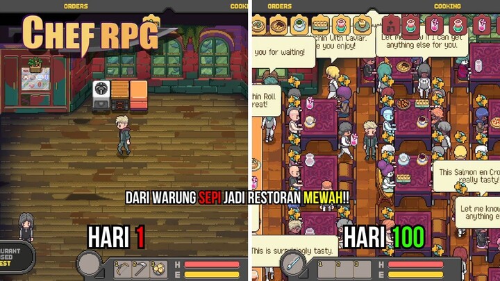 Dari Warung Sepi Jadi RESTORAN Mewah dalam 100 Hari di Chef RPG