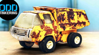 Tonka Dump Truck ปี 1970 - การบูรณะรถของเล่น