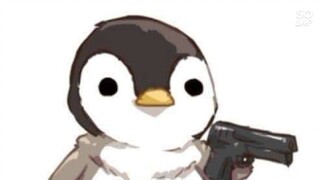 Penguin with gun (giga chad musics)