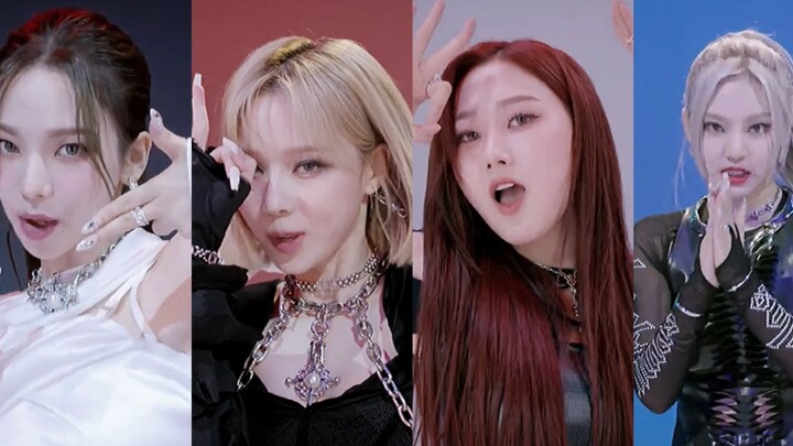 [Estetika Kartu] Dengarkan ketukan drum para gadis di alam liar yang sesungguhnya | Aespa - Ketukan 