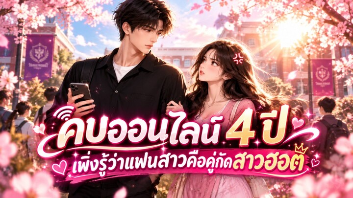 คบออนไลน์ 4 ปี เพิ่งรู้ว่าแฟนสาวคือคู่กัดสาวฮอต มหาวิทยาลัย