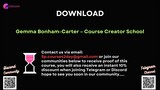 [COURSES2DAY.ORG] Gemma Bonham-Carter – Course Creator School
