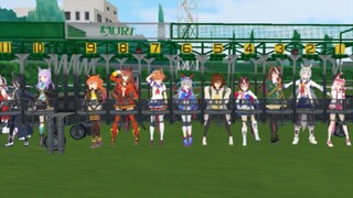 ( Uma Musume: Pretty Derby ) Perspektif Torrena membawa Anda untuk menonton pertandingan