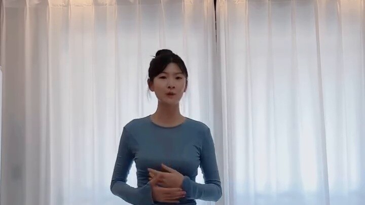 Classical dance "Cloud Hands" nanny-level teaching: torso, arms, breathing, difficulties, one video 