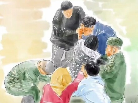 Khoảnh khắc người cha nhảy theo, không hề do dự một chút nào