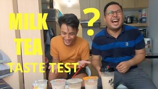 Milk Tea Taste Test! (feat. Jayson Nueca) Macao Imperial, Coco, Gong Cha, Chatime and McDo. Vlog #5