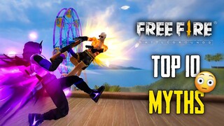 Top 10 Mythbusters in FREEFIRE Battleground | FREEFIRE Myths #278