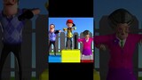 Scary Teacher 3D - Nick winer vs Miss T and Neighor Coffin Dance #shorts