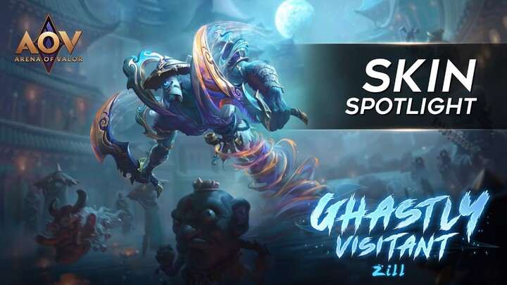 Zill Ghastly Visitant Skin Spotlight - Garena AOV (Arena of Valor)