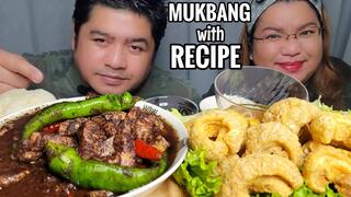 PORK DINUGUAN, CHICHARON BAGNET MUKBANG | Mukbang Philippines | FILIPINO FOOD | PINOY MUKBANG