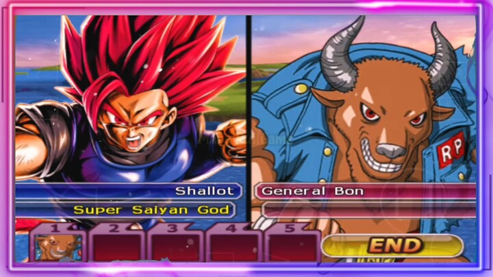 SHALLOT SSJ GOD VS GENERAL BON - DRAGON BALL MOD ANDROID GAMEPLAY