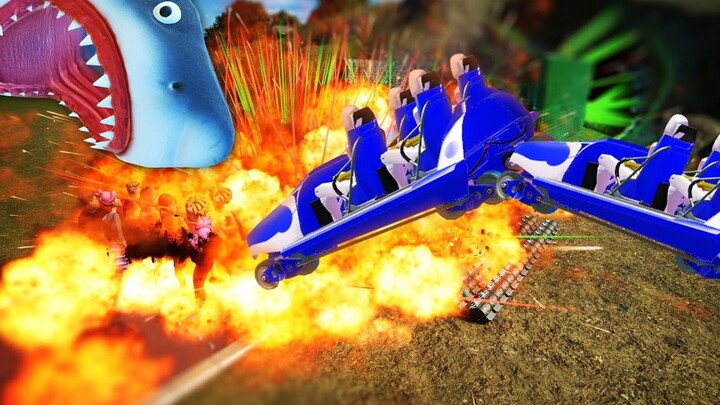 【Let's Game It Out Raw Footage】This theme park is 100% pure Cataclysm—Planet Coaster