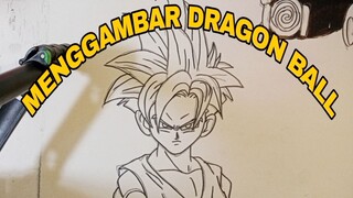 menggambar dragon ball son gohan