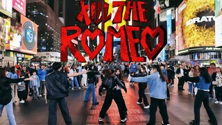 纽约首车！ZB1时代广场杀疯罗密欧【KILL THE ROMEO】逢雨必火🔥纽约留学生全曲翻跳
