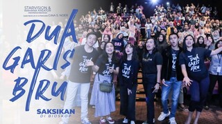 DUA GARIS BIRU - Nobar Di Blok M Terbawa Perasaan