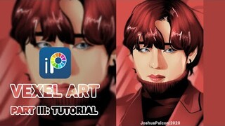 PART III: VEXEL ART TUTORIAL [SKIN BLENDING] | BTS KIM TAEHYUNG | IBISPAINTX
