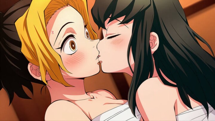 YURI kissing hot scene