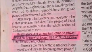 Daily Verse.          Exodus 1:8-10