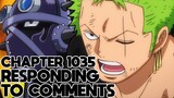 RESPONDING TO COMMENTS | One Piece Chapter 1035
