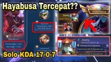 Kecepatan Hayabusa Uchiha Stenly Top Hayabusa Indonesia - Mobile Legends