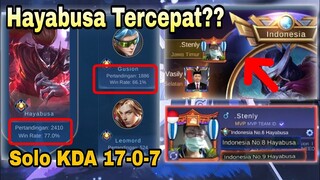 Kecepatan Hayabusa Uchiha Stenly Top Hayabusa Indonesia - Mobile Legends