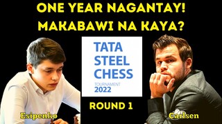 THIS ISI IT! Makakaganti na ba? TATA STEEL Chess Master 2022 Esipenko vs Carlsen Round 1