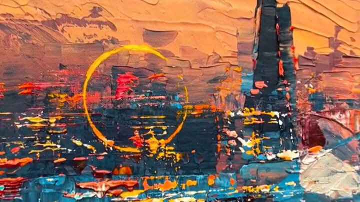 “Ini bisa digambar pakai gelas?”