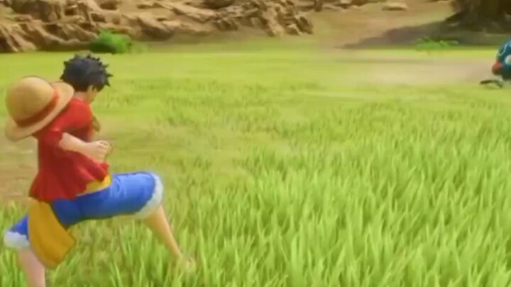 Luffy vs rumput