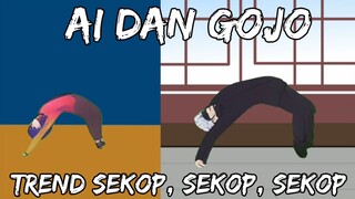 AI DAN GOJO (IKUTI TREND SEKOP)