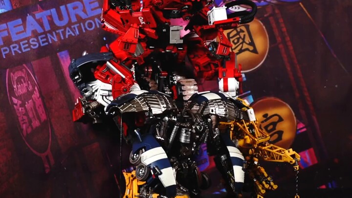 [Stop motion animation] This sexy big face plate! - Transformers DS01 Hercules Head Mixing Master 4k