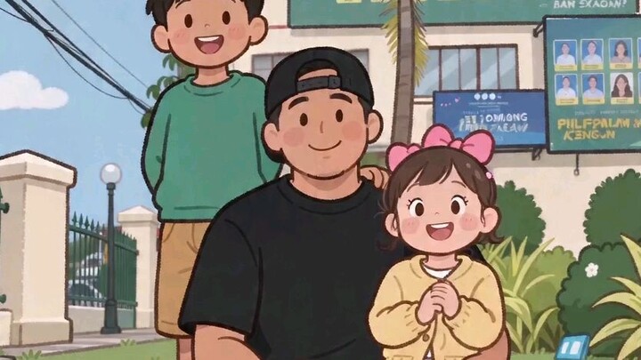 Ang cute ng mag ama ko🩵