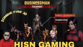 game zombie fire 3D,  zombie businessman makin banyak