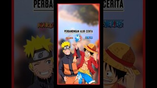 Perbandingan Alur Cerita Naruto dan One Piece: Mana yang Lebih Menarik? #naruto #onepiece #shorts