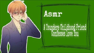 ASMR (ENG/INDO SUBS) A Tsundere Childhood Friend Confesses Love You, [Japanese Audio]