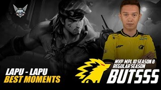 ONIC BUTS SANG MVP REGULAR SEASON MPL ID S8 | LAPU - LAPU BEST MOMENTS