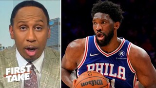FIRST TAKE | "Embiid the Real MVP"-Stephen A. HYPED 76ers took stranglehold over Raptors, 3-0 series
