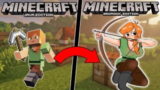 ĐÂY LÀ ALEX TRONG MINECRAFT PHIÊN BẢN KHÁC ?? *Java vs Bedrock*