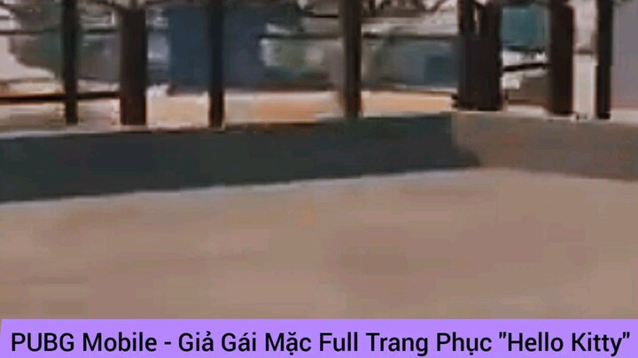 Giả gái mặc full trang phục hello