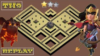 NEW TH9 WAR BASE | ANTI QC LAVALOONS + REPLAY PROOF + LINK | CLASH OF CLANS